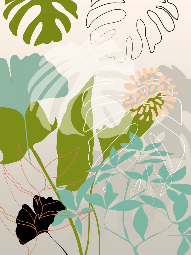 Leaves Line Boho3 másolat alkotó: Ana Rut Bre