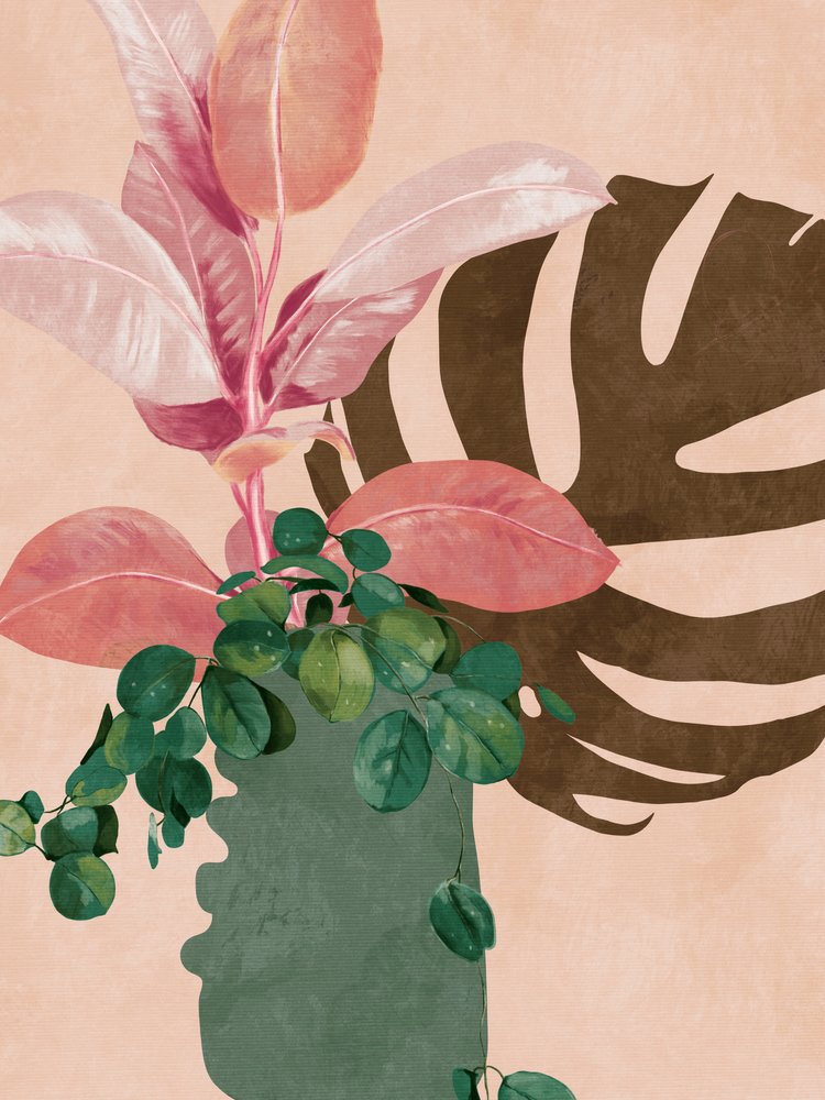 Több mint 6 rózsaszín levél alkotó: Ana Rut Bre