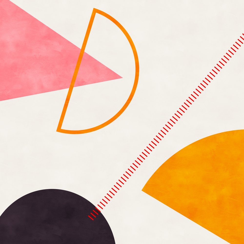 Középső Bauhaus-geometria 4 alkotó: Ana Rut Bre