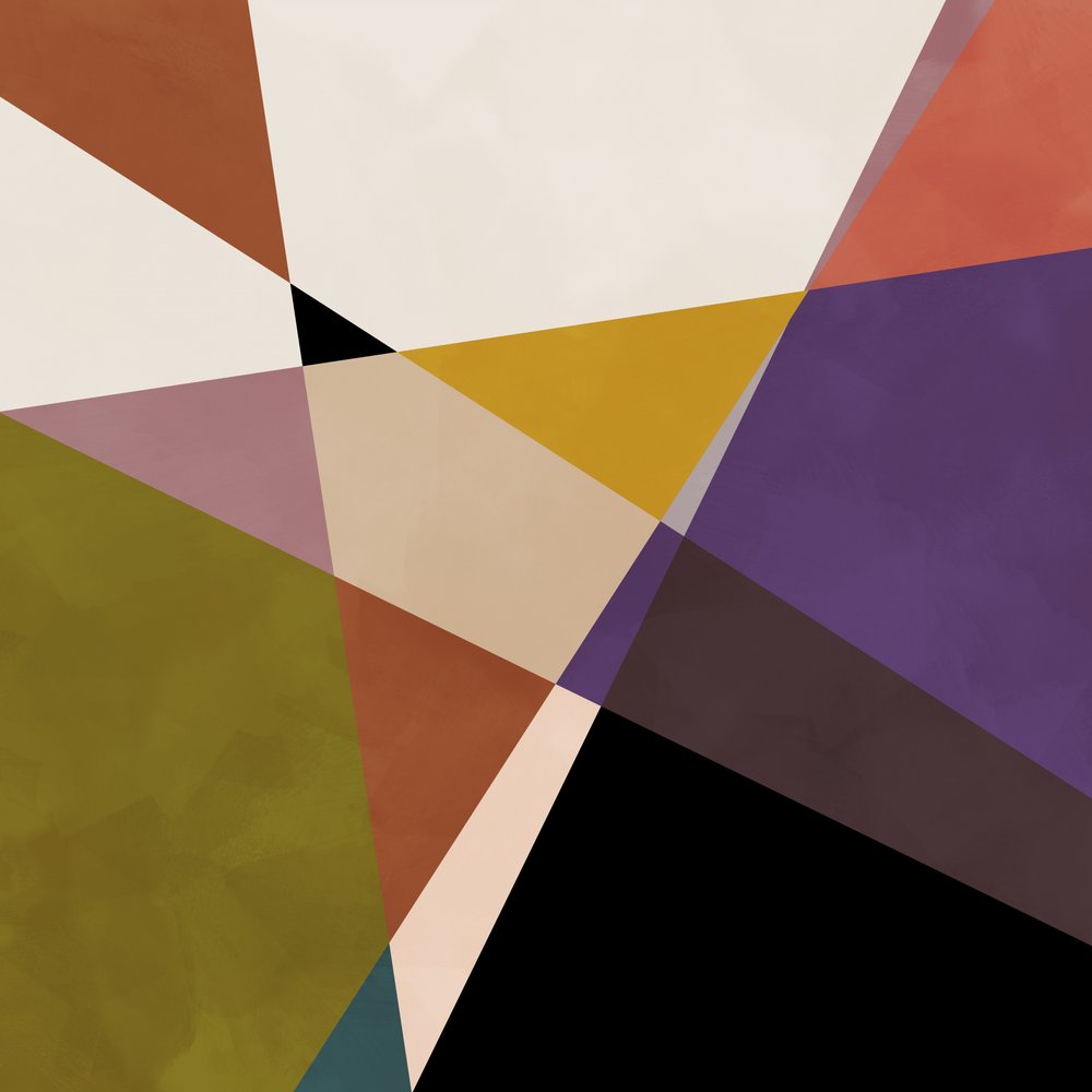 Középső körök, terrakotta, fekete 3 alkotó: Ana Rut Bre