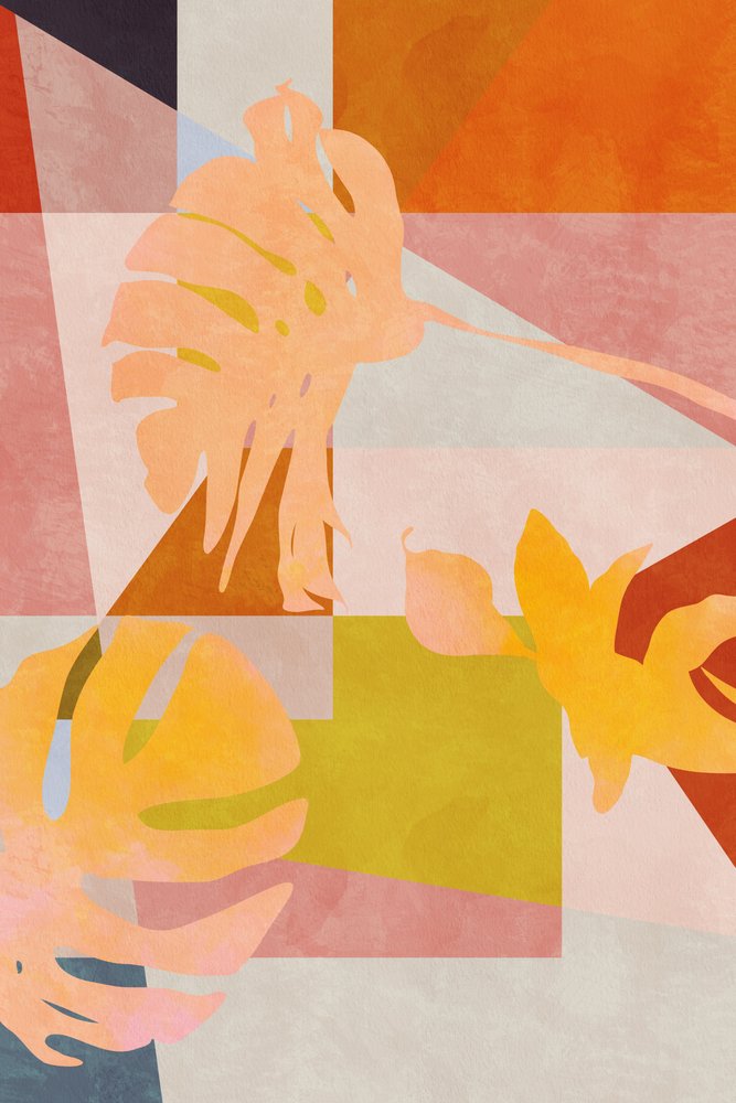 Organikus Bauhaus-geometriai levelek alkotó: Ana Rut Bre