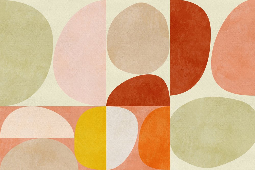 Pasztell geometria alkotó: Ana Rut Bre