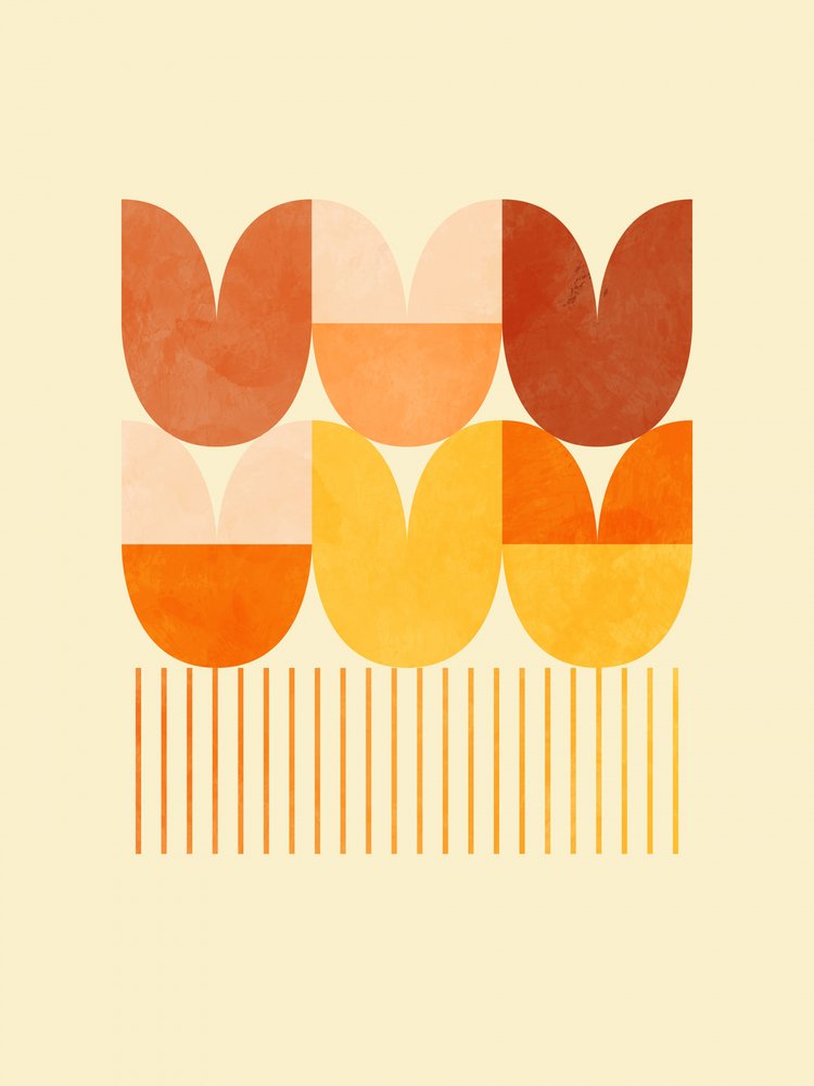 Tavaszi középrhapsódia, narancssárga 1 alkotó: Ana Rut Bre