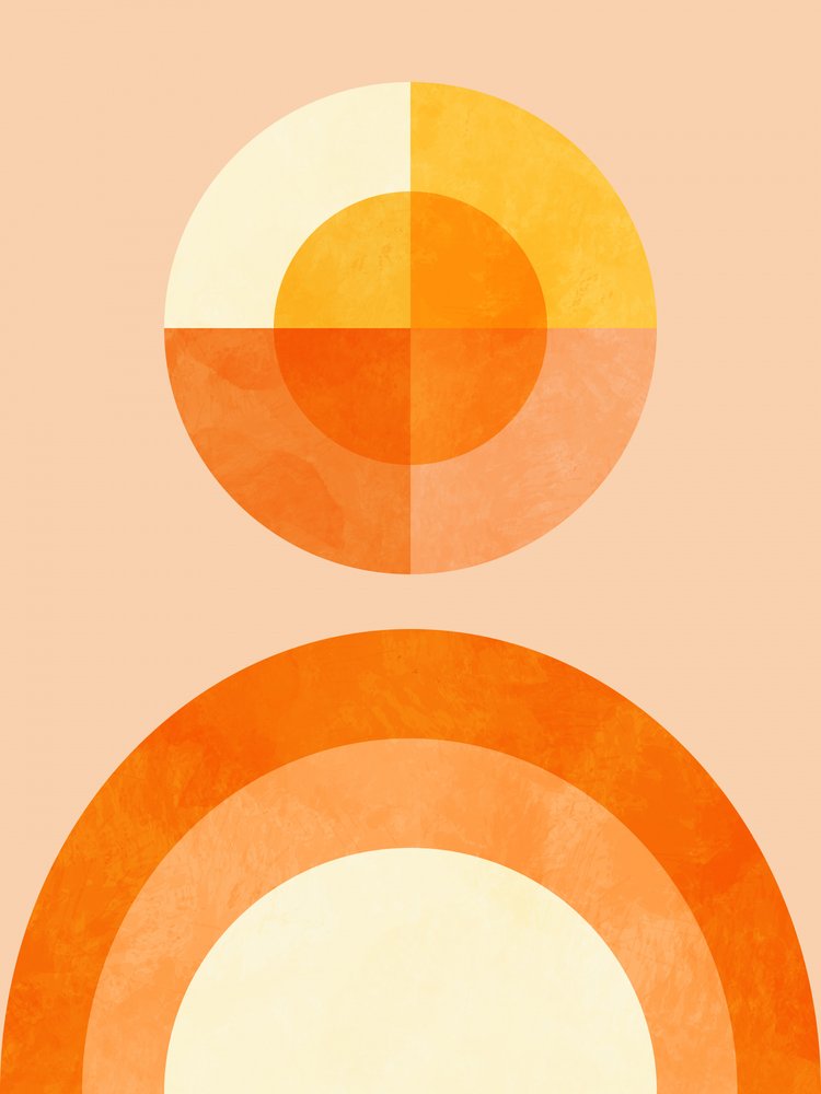 Tavaszi középrhapsódia, narancssárga 2 alkotó: Ana Rut Bre