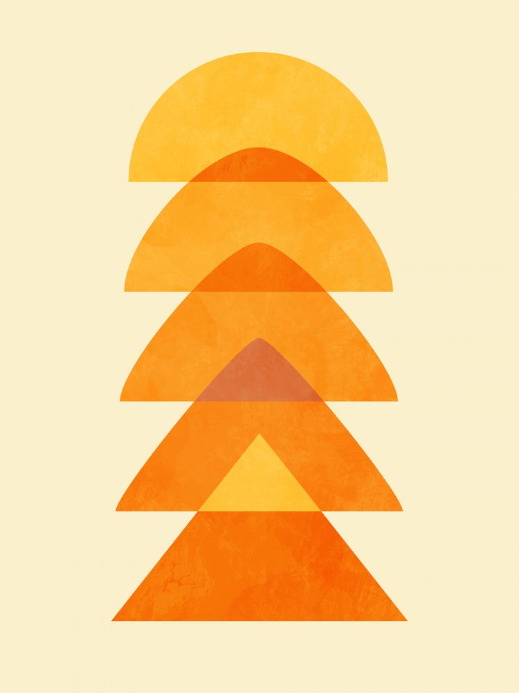 Tavaszi középső rapszódia, narancssárga 5 alkotó: Ana Rut Bre