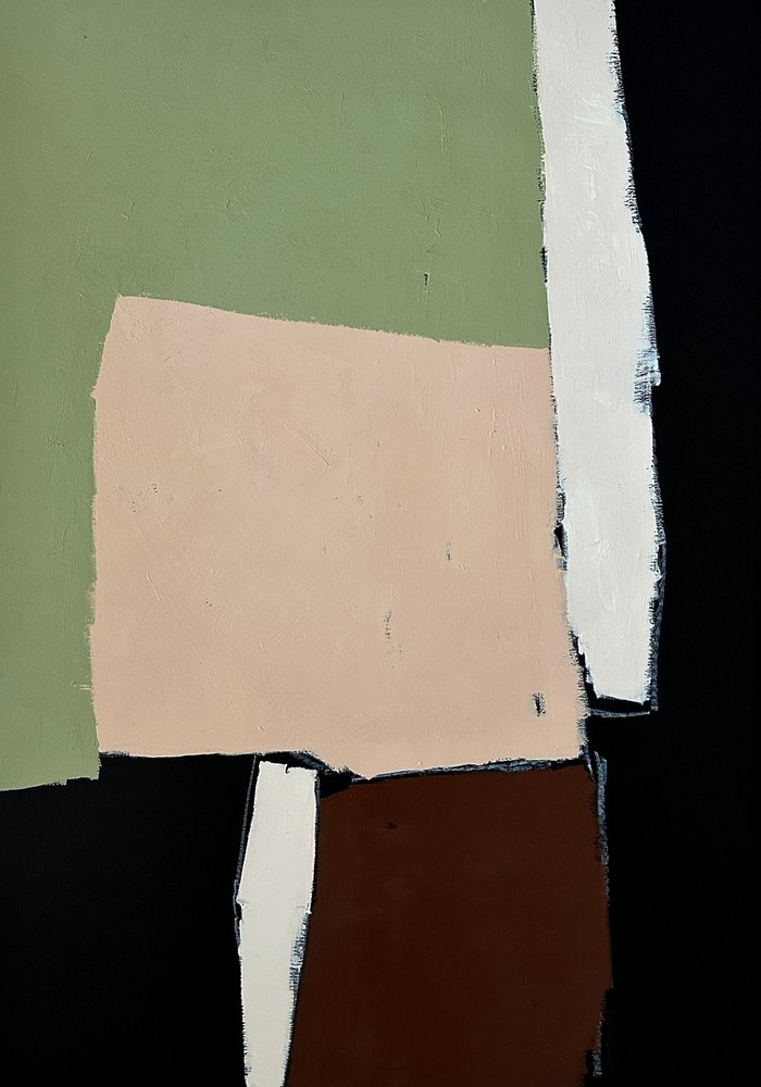 Absztrakt, földes formák alkotó: Andrea Reichhart