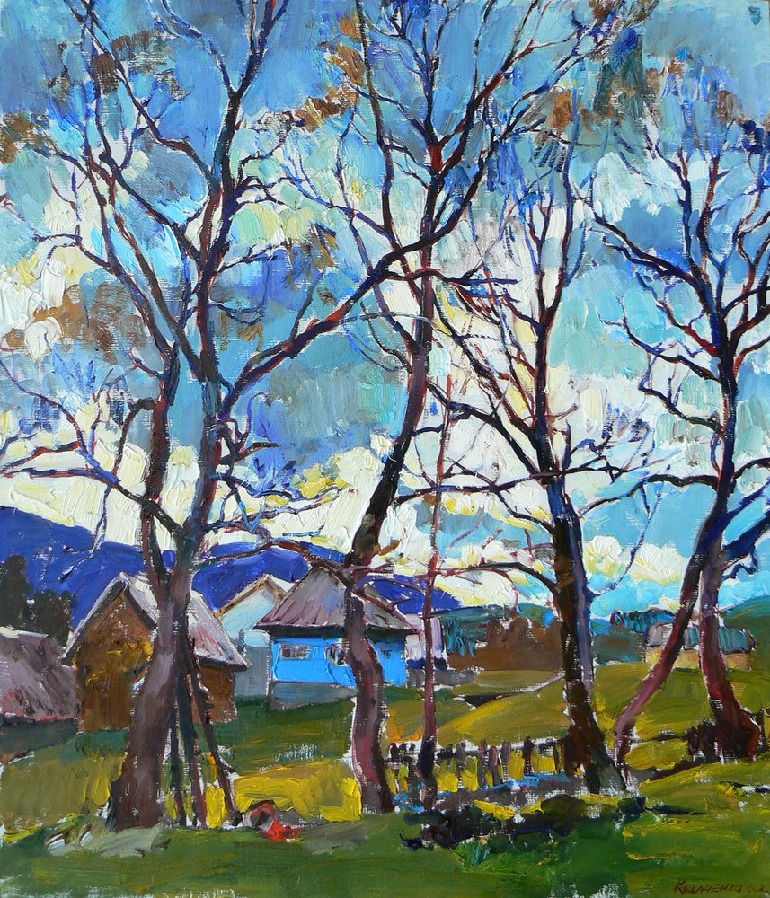 Mountain Village tavasz alkotó: Andrii Kutsachenko