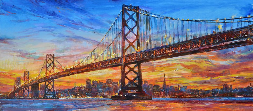 San Francisco-i Naplemente-híd alkotó: Andrii Kutsachenko