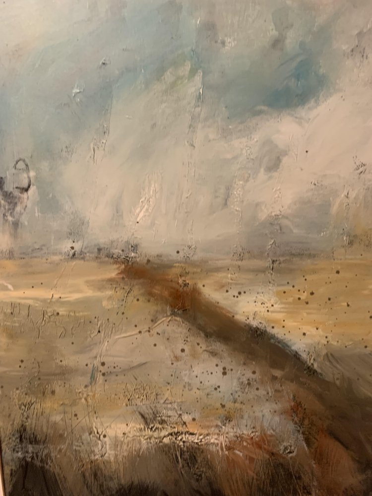 Nyugodt, absztrakt tájkép alkotó: Anna-Karin Bergius