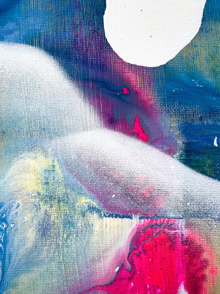 Dinamikus, folyékony, absztrakt színek alkotó: Anna Viklund