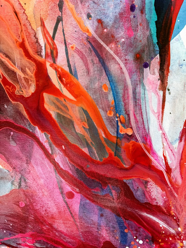 Dinamikus folyékony színek alkotó: Anna Viklund