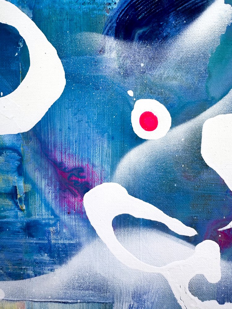 Élénk kék formák alkotó: Anna Viklund