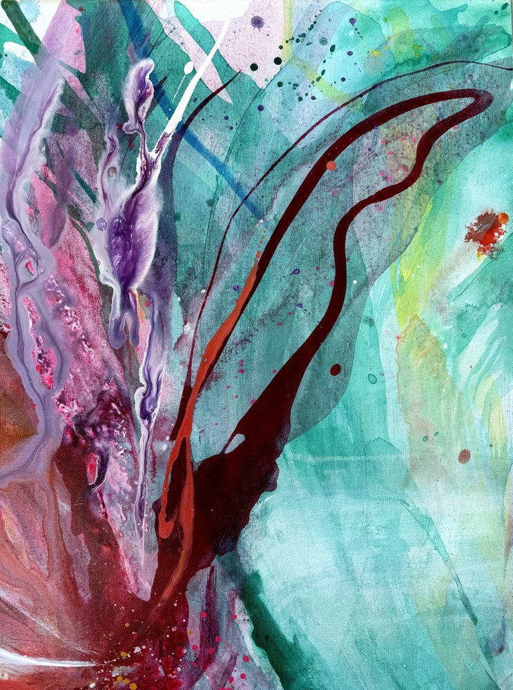 Élénk virágos áramlás alkotó: Anna Viklund