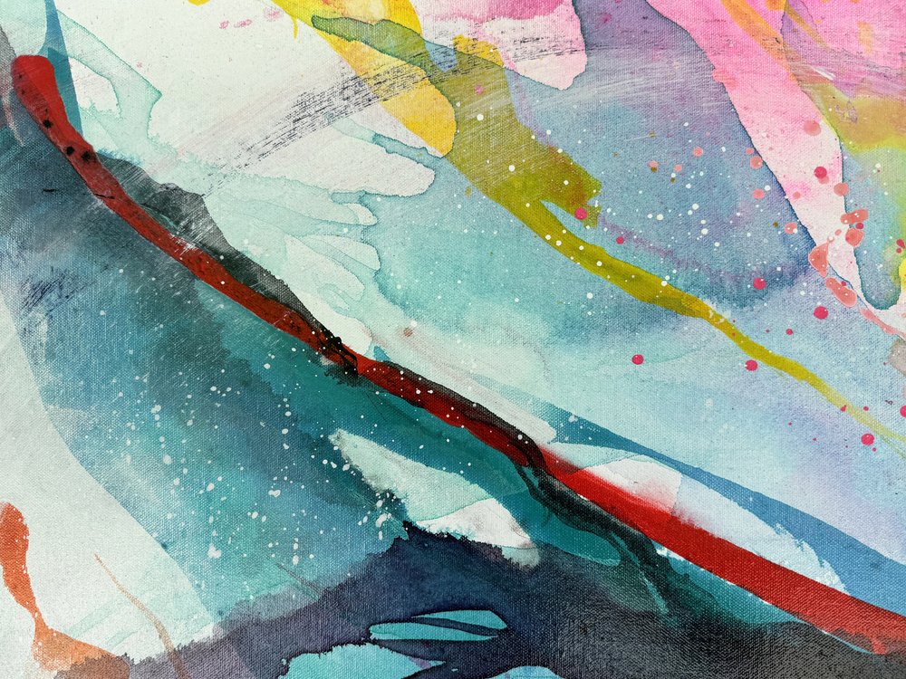 Élénk, folyékony színek alkotó: Anna Viklund