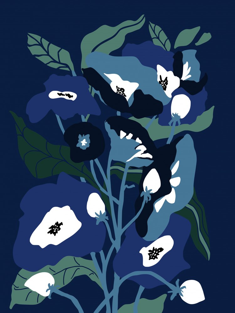 Deep Blue Botanicals alkotó: Annick