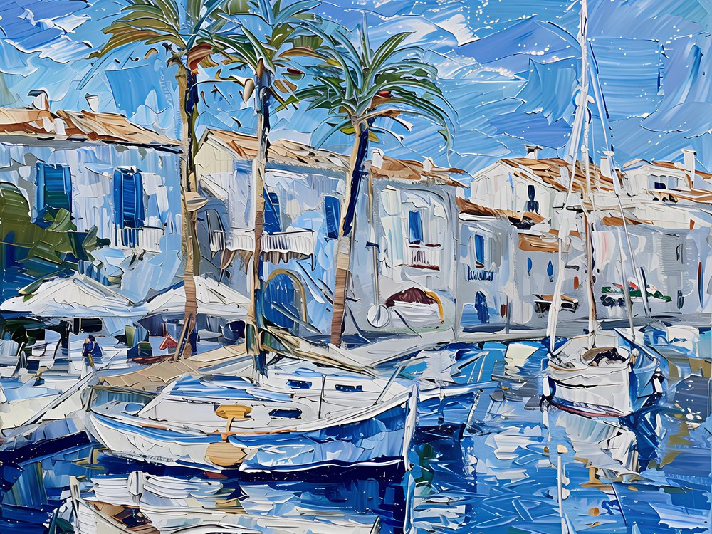 Mediterrán Kikötőfalu alkotó: Avanesova Elena