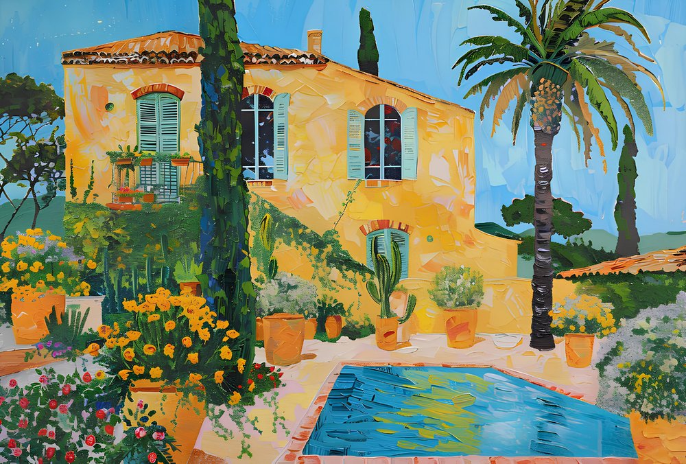 Napos mediterrán villa alkotó: Avanesova Elena