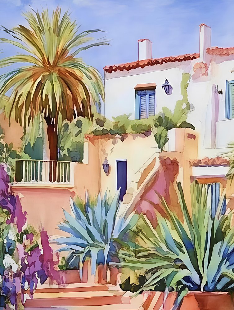 Napos mediterrán villa alkotó: Avanesova Elena