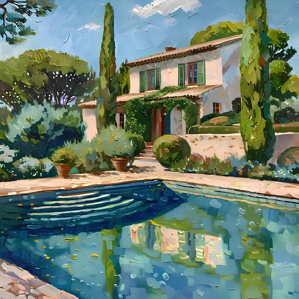 Napos mediterrán villa alkotó: Avanesova Elena