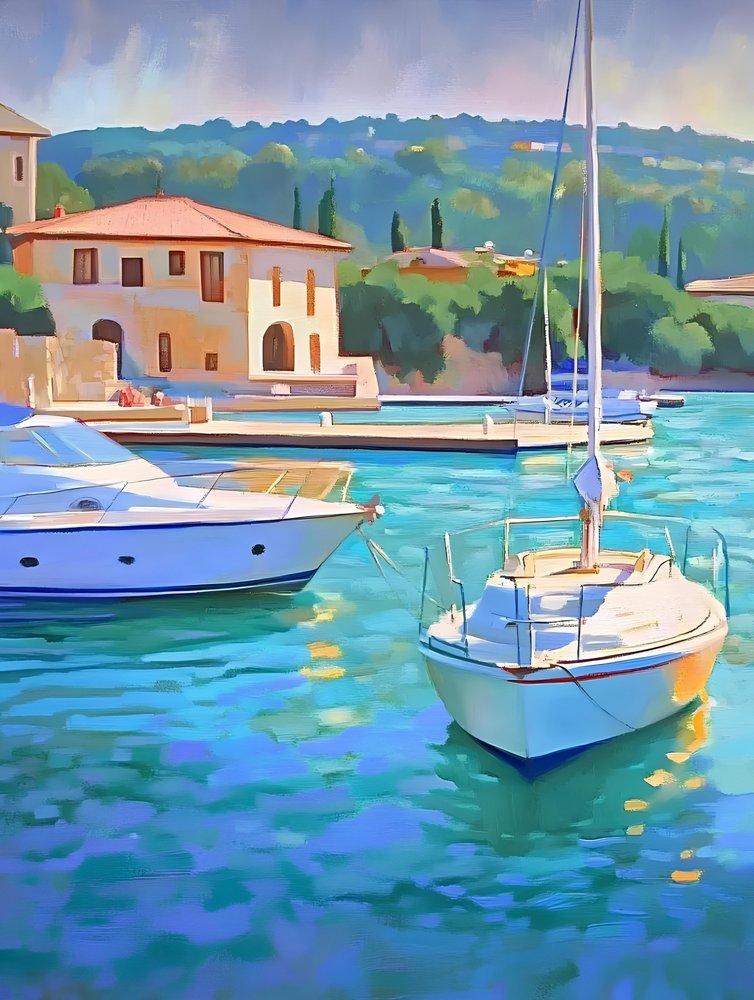 Turquoise Harbor Hajók alkotó: Avanesova Elena