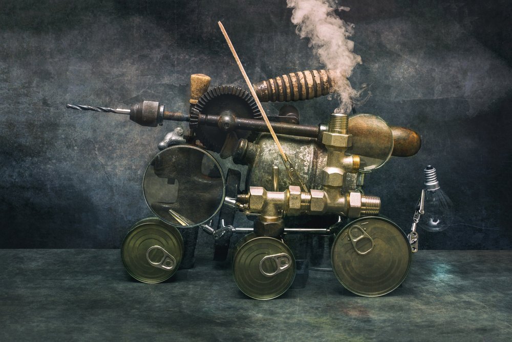 Steampunk találmány alkotó: Brig Barkow