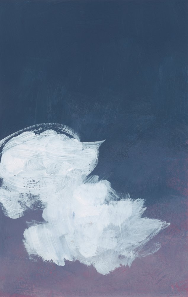 Indigó éjszakai felhők alkotó: Bronwyn Baker