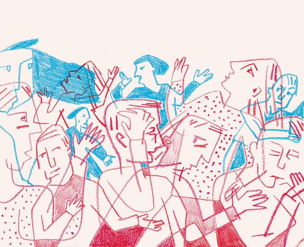 Káosz a közönség soraiban alkotó: Catalina Somolinos