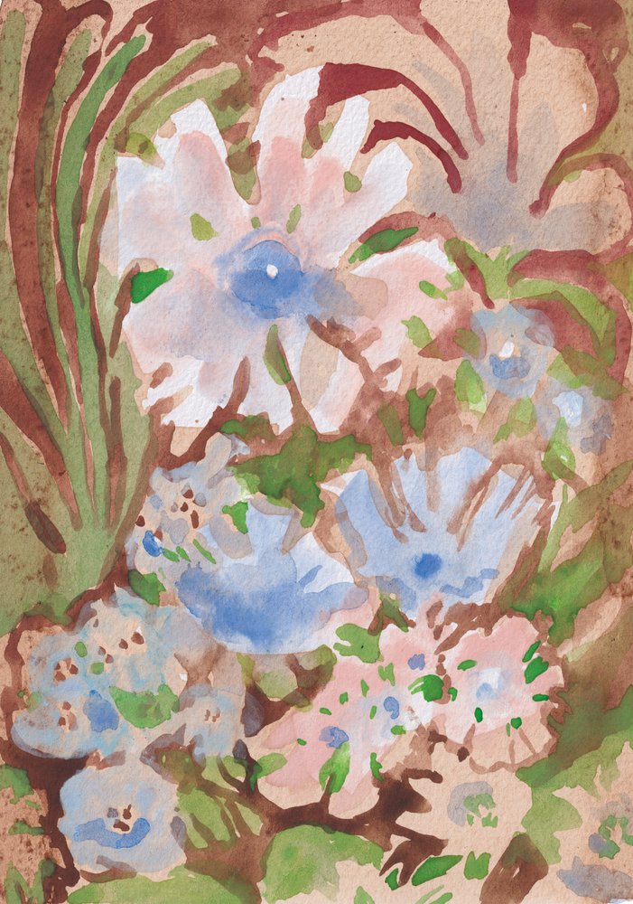 Lágy akvarellvirágok alkotó: Catalina Somolinos