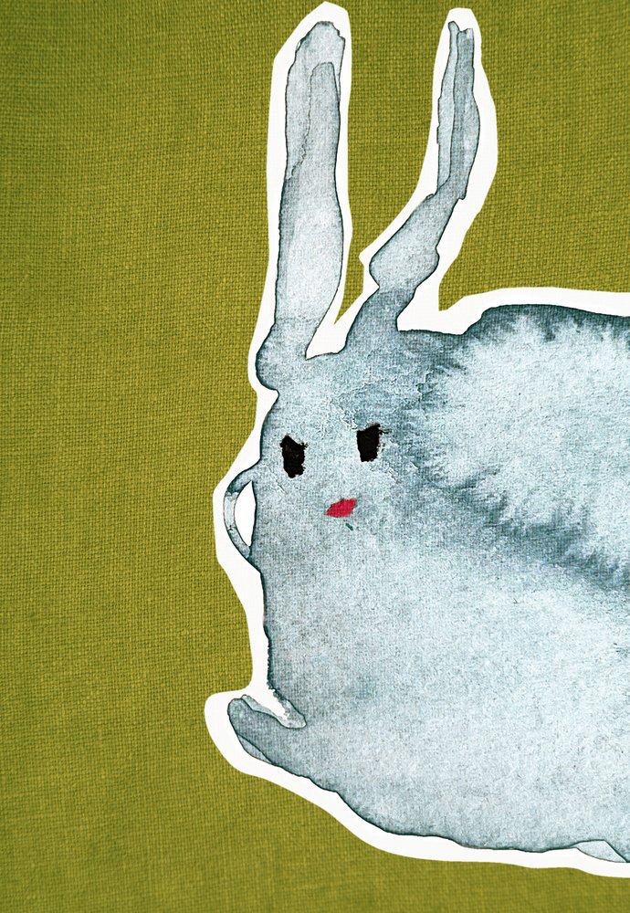 Rabbit Green vászon 1 alkotó: Christina Misuro