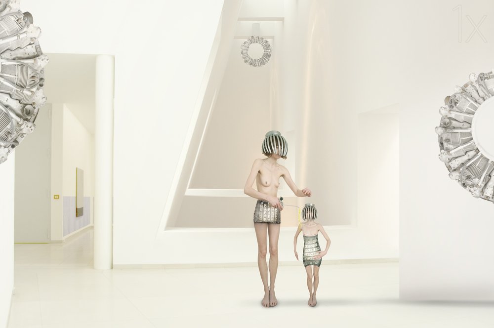 Futurisztikus, minimalista alakok alkotó: Christine von Diepenbroek