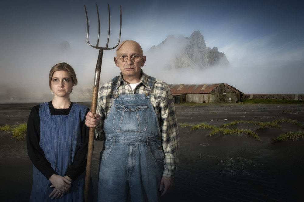 A komor farmházaspár alkotó: Christine von Diepenbroek