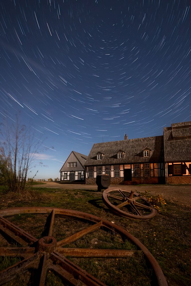 Star Trails Vidéki Ház alkotó: Christoph Schaarschmidt