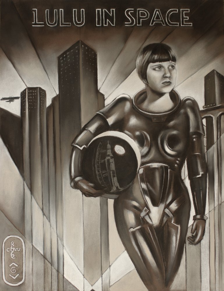 Art Deco városi űrhajós alkotó: Corné Akkers