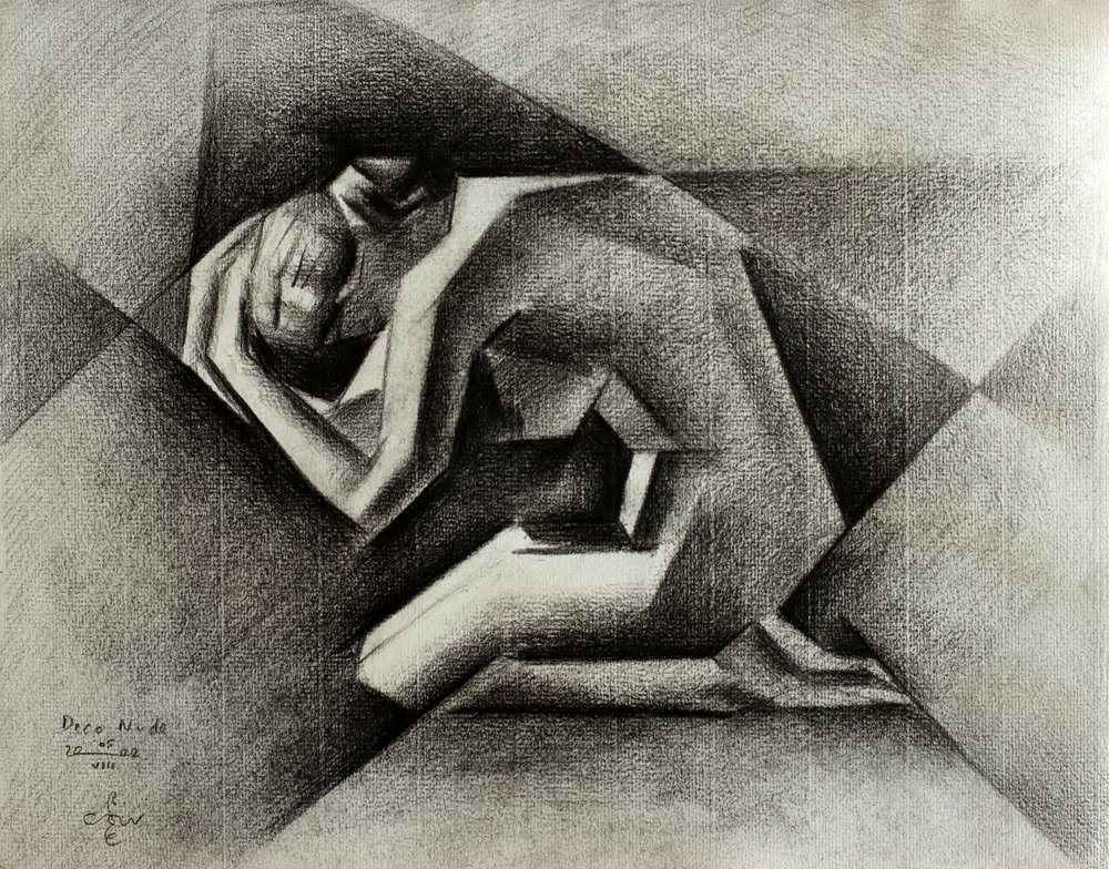 Gyászoló geometriai alakzat alkotó: Corné Akkers