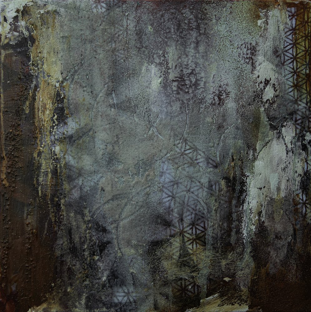 Geometrikus grunge textúra alkotó: Deb Chaney