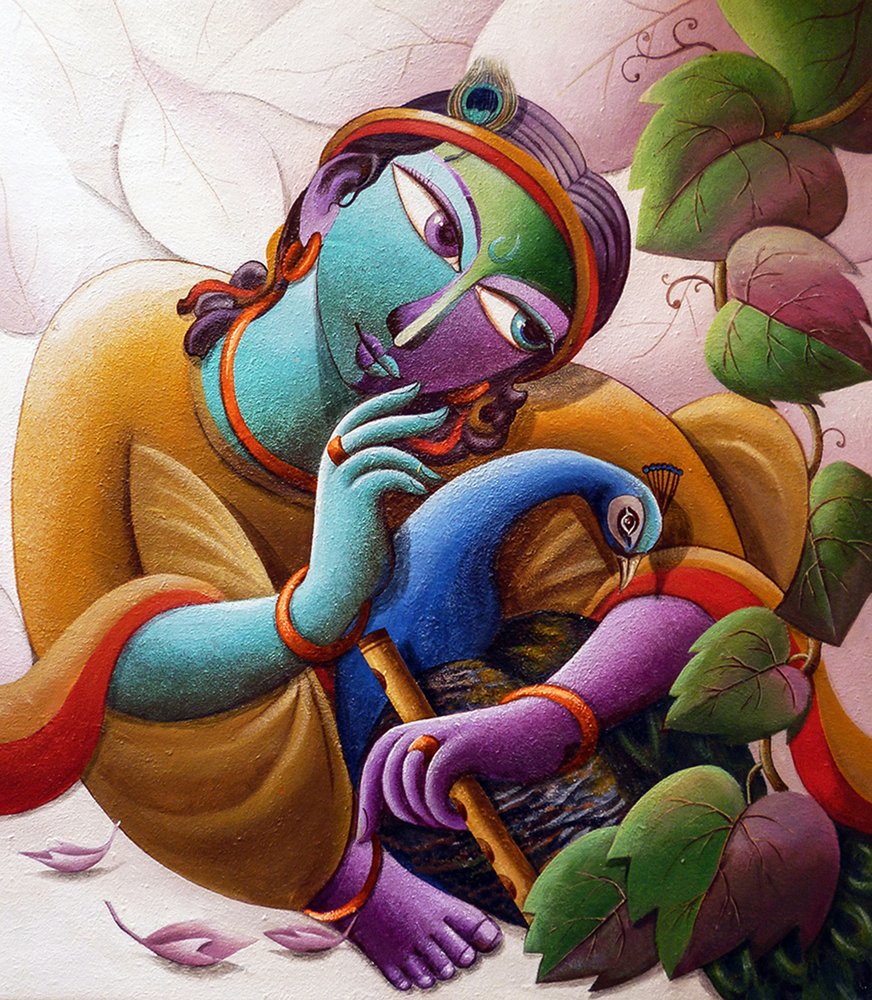 Krishna úr pávával alkotó: Dhananjoy Mukherjee