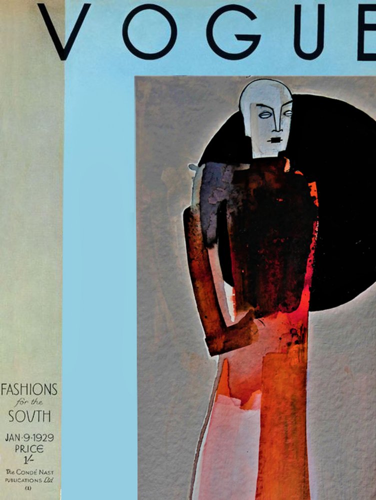 Art deco divatillusztráció alkotó: Doris Schmitz