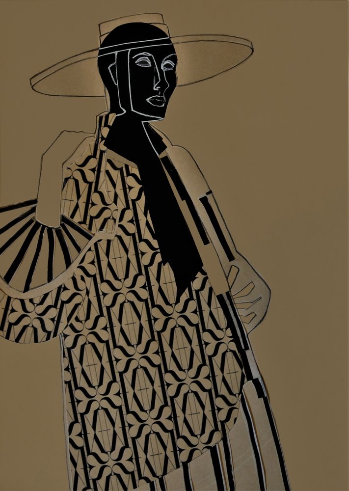 Art Deco divat: nő alkotó: Doris Schmitz
