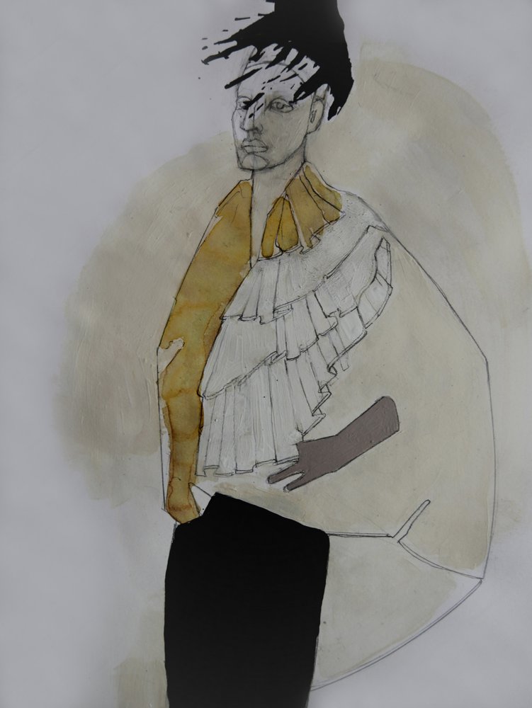Elegáns, fodros alak alkotó: Doris Schmitz