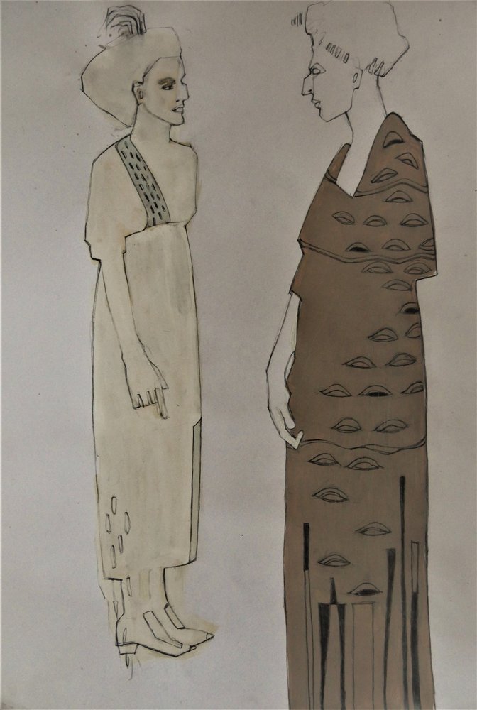 Elegáns divatfigurák alkotó: Doris Schmitz