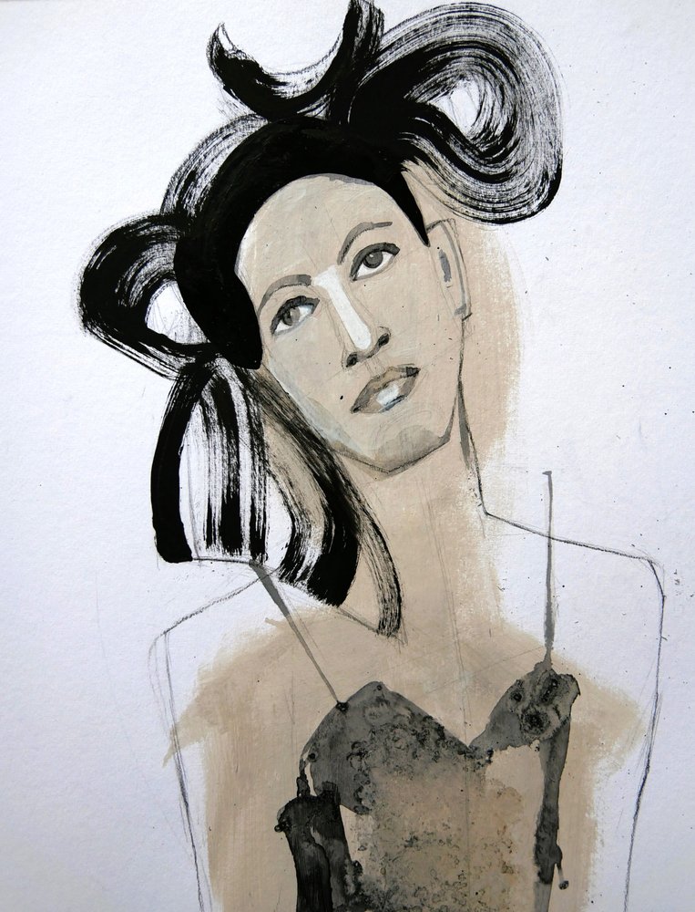 Elegáns divatportré alkotó: Doris Schmitz