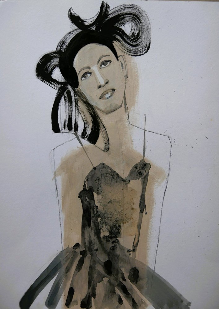 Elegáns divatportré alkotó: Doris Schmitz