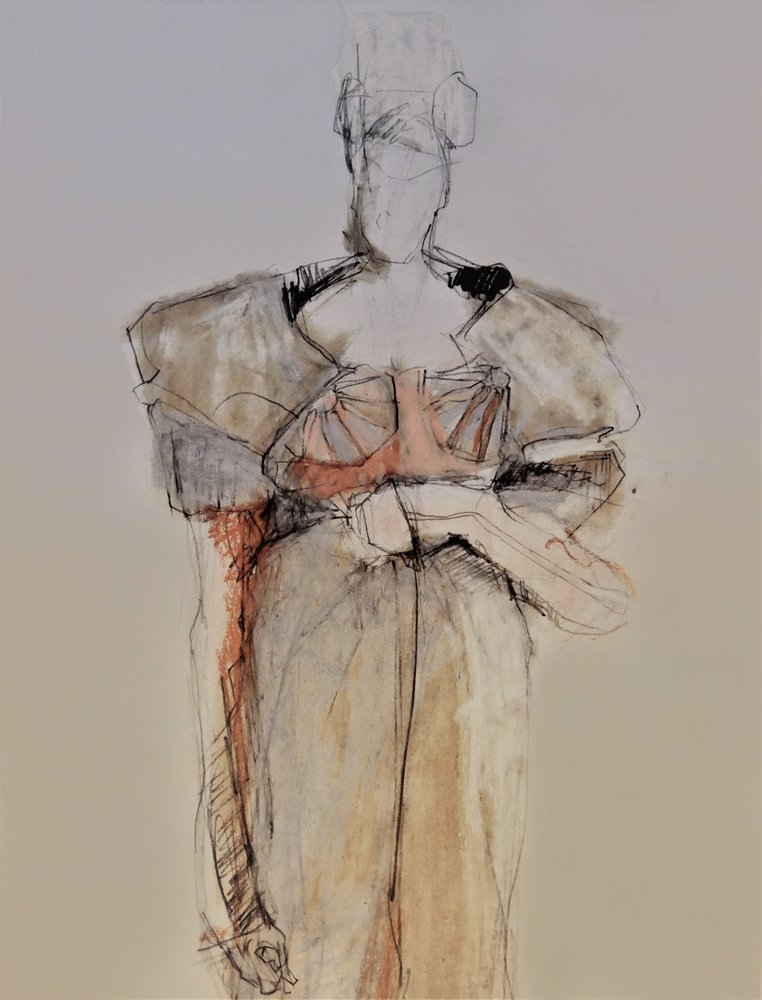 Elegáns divatvázlat alkotó: Doris Schmitz