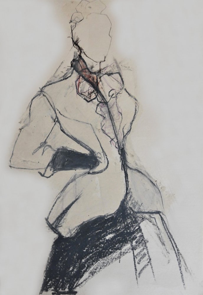 Elegáns divatvázlat alkotó: Doris Schmitz
