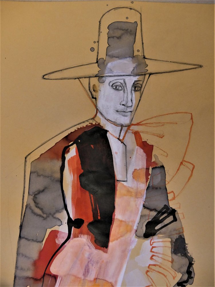 Modern kalapos portré alkotó: Doris Schmitz