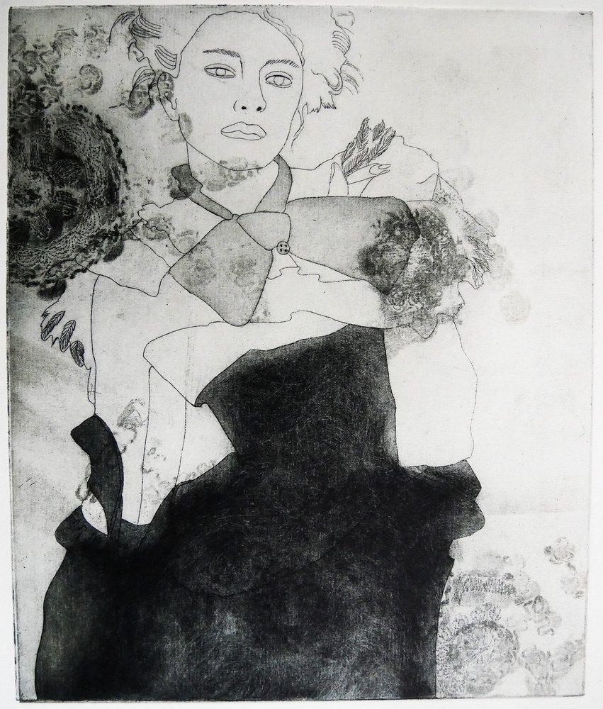 Monokróm divatportré alkotó: Doris Schmitz