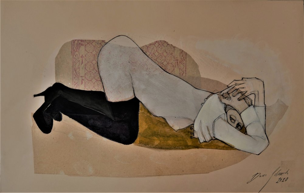 Fekvő nő alkotó: Doris Schmitz