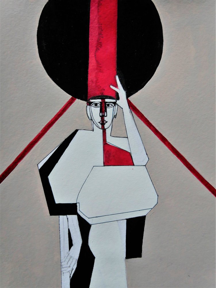 A Red Stripe nő alkotó: Doris Schmitz