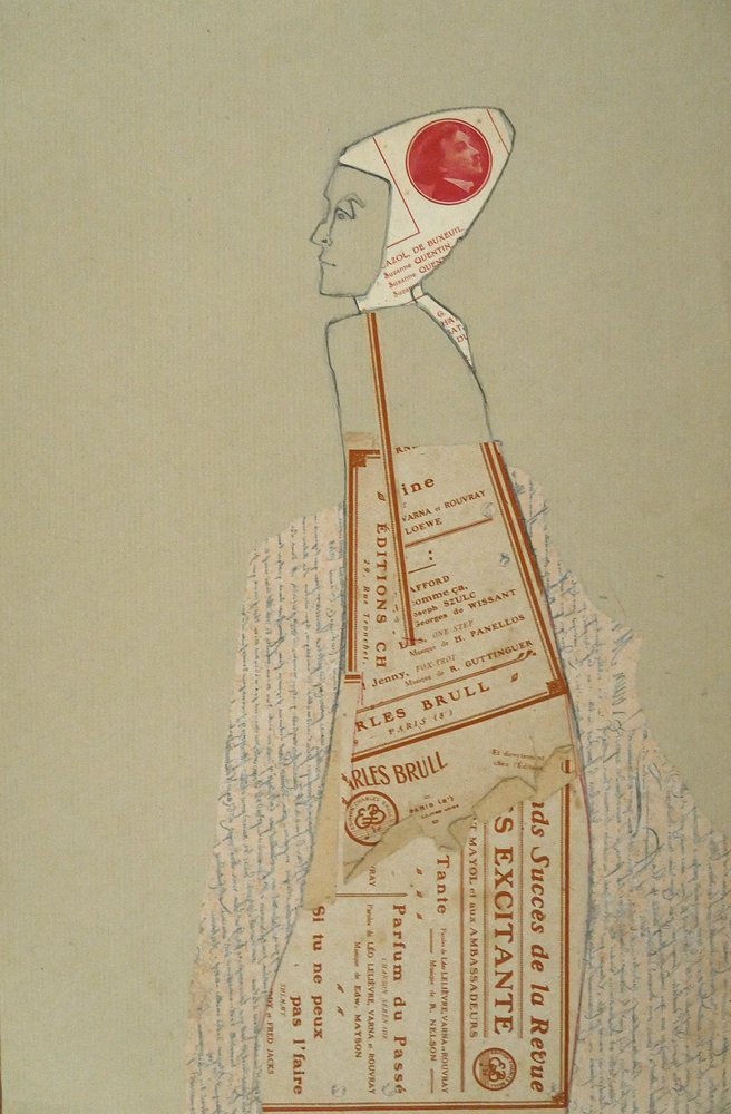 Stilizált papírportré alkotó: Doris Schmitz