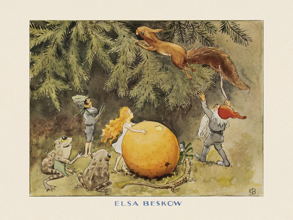A naptojás  A mókus alkotó: Elsa Beskow